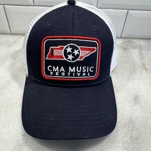 CMA music‎ festival Navy Adjustable Trucker Hat
